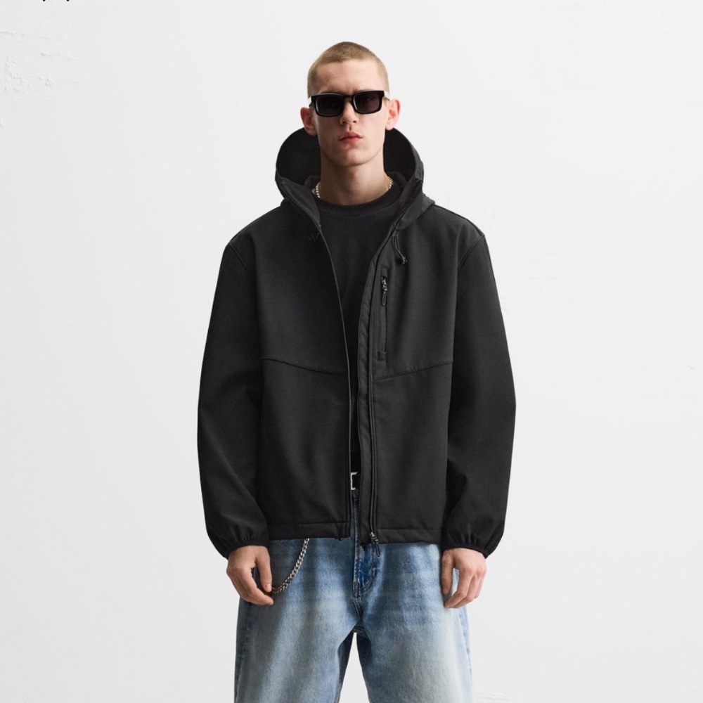 NWT ZARA HOODED TECHNICAL JACKET XXL